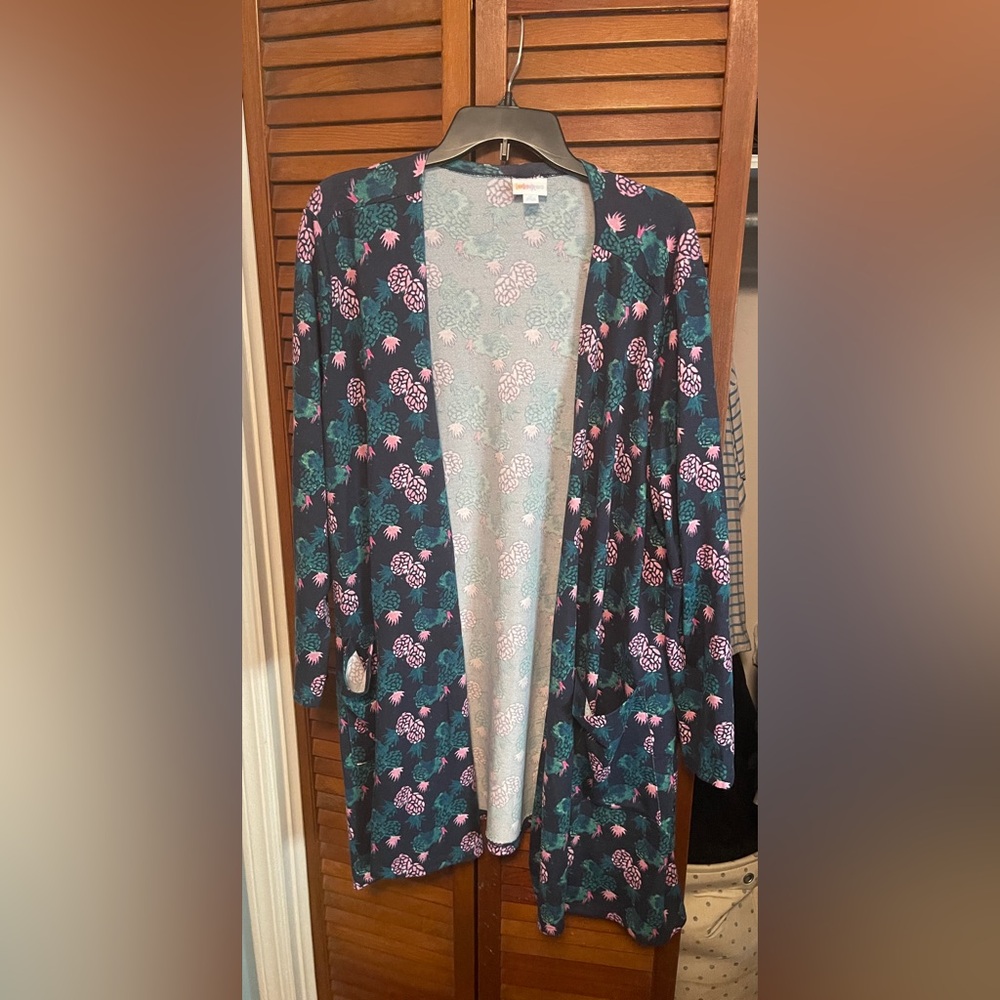 Lularoe pineapple cardigan